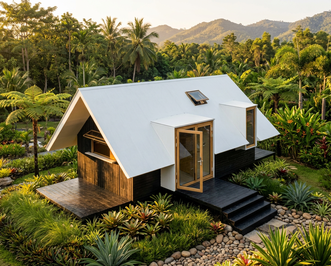 A1 — supplied A-Series modular cabin exterior