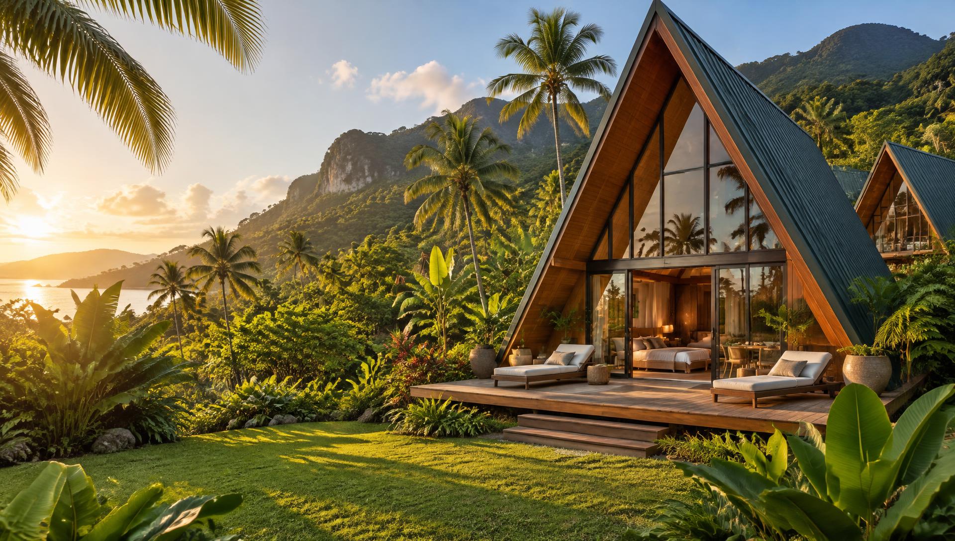 Boutique resorts — illustrative exterior concept